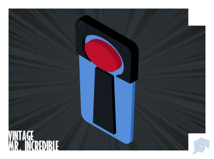 The Incredibles - Vintage Mr. Incredible Charm 3d printed