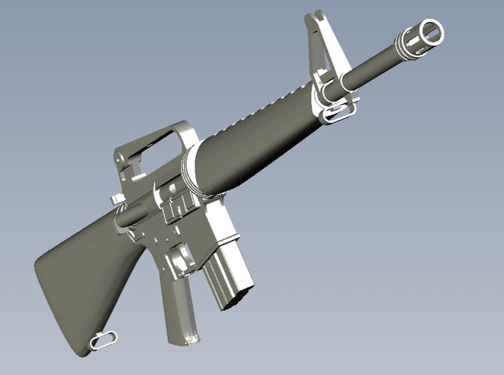1/16 scale Colt M-16A1 rifles w 20rnds mag x 10 3d printed 