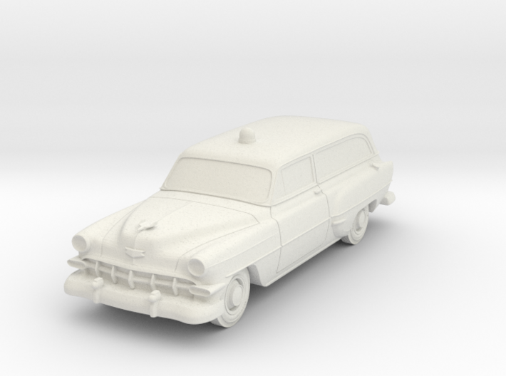 1954 Chevy Police Wagon 3d printed