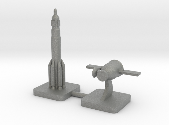 Zond Proton Soyuz Scaled Order, 15mm 3d printed