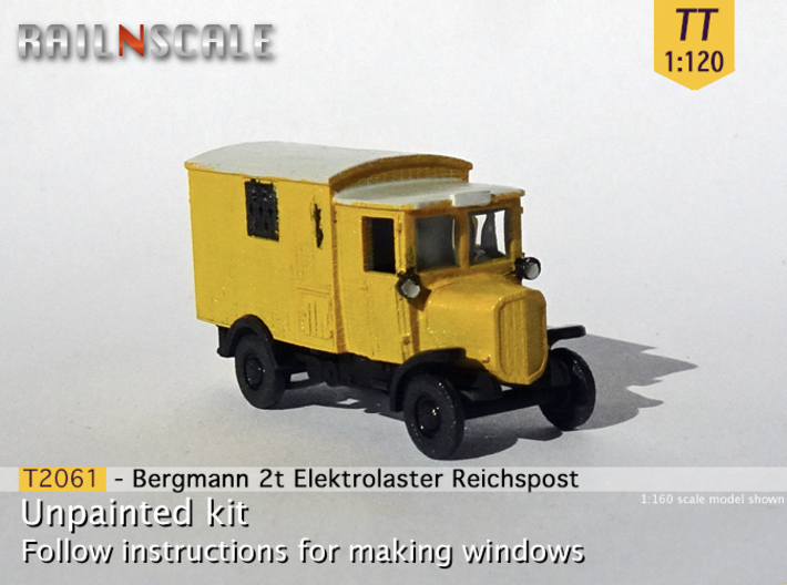 Bergmann 2t Reichspost (TT 1:120) 3d printed