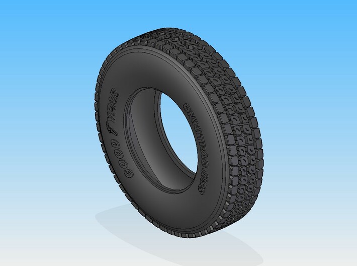 tire-R-04-2019 rear tire for truck 1/24 3d printed 