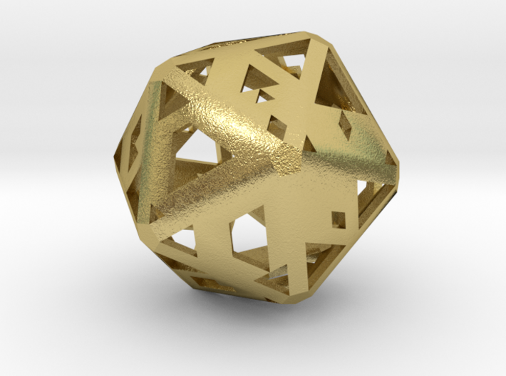 Future-Proof Hollow D20 3d printed
