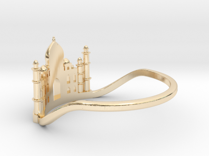 Taj Mahal Ring 3d printed