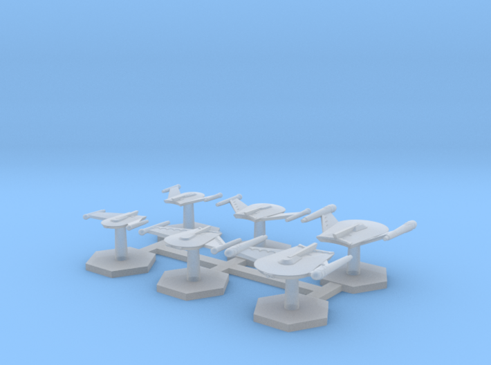 7000 Scale Romulan Fleet Eagle Builder Collection 3d printed