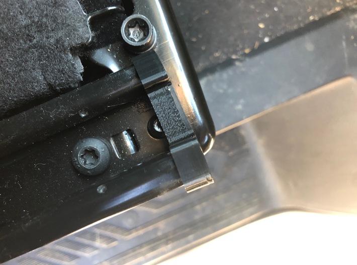 Ford Transit Seat Rail End Cap- Pair 3d printed Shown on passenger side right rail