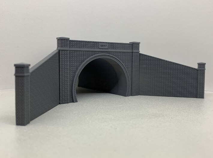 Catesby Tunnel. Inner Portal Section. N Gauge. Pt  3d printed Whole Portal Tunnel Assembled