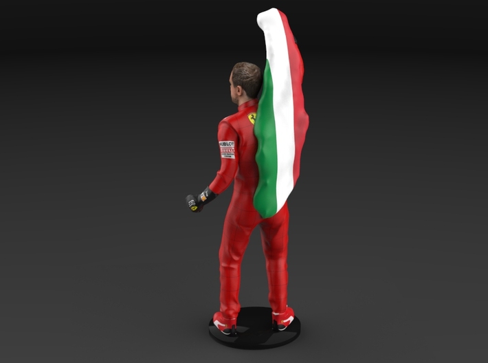 Sebastian 1/18 Celebrating Flag Figure 2019 3d printed 