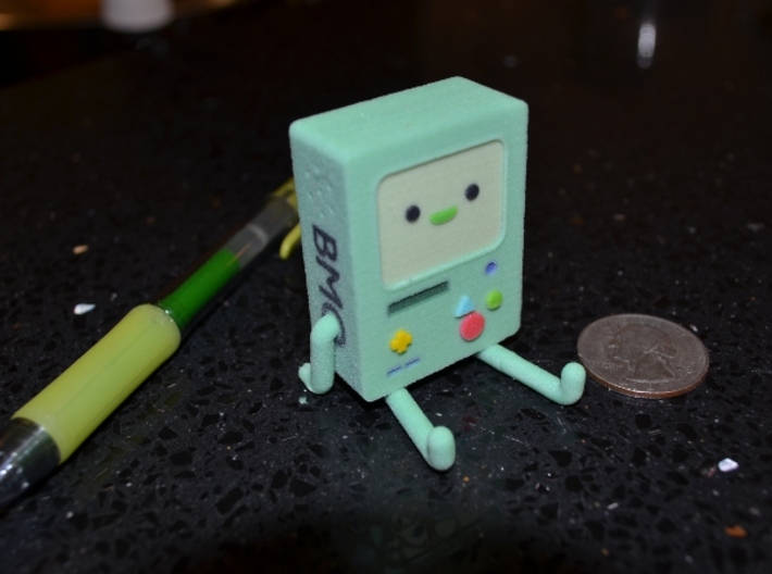 BMO Figure 3d printed Small BMO just hanging out.