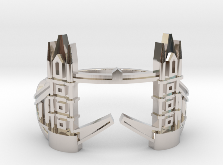 Tower Bridge Ring 3d printed