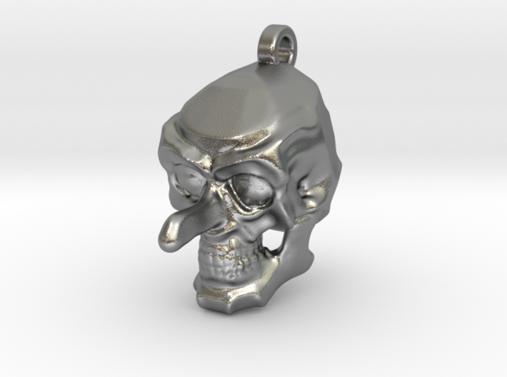 Aquiline Skull Keychain/Pendant 3d printed