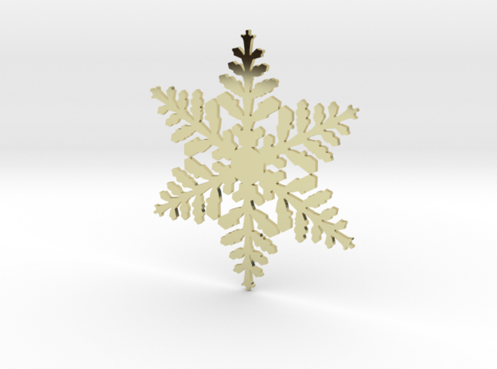 snowflake 3d printed
