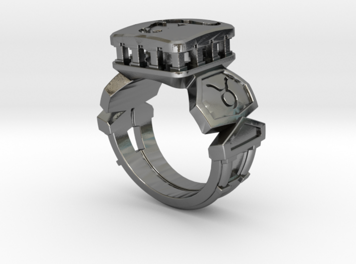 US 11,50 Custom Taurus Ring 3d printed 