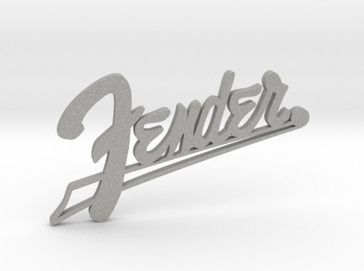 Fender Logo - 3.25&quot; 3d printed