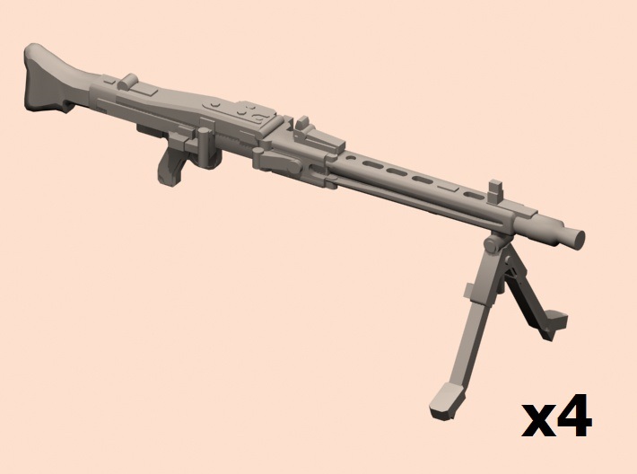 1/24 MG-42 machine guns (no ammo) 3d printed