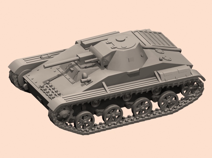 28mm T-60 tank, Plant №37 3d printed