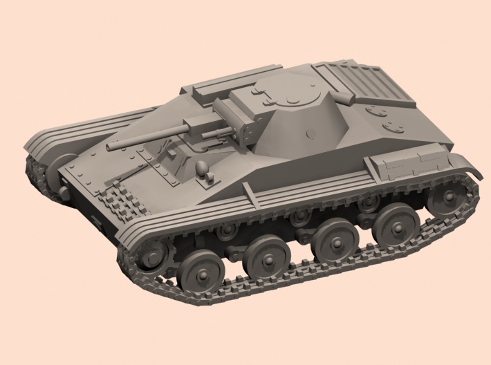 28mm T-60 tank (fixed turret) 3d printed