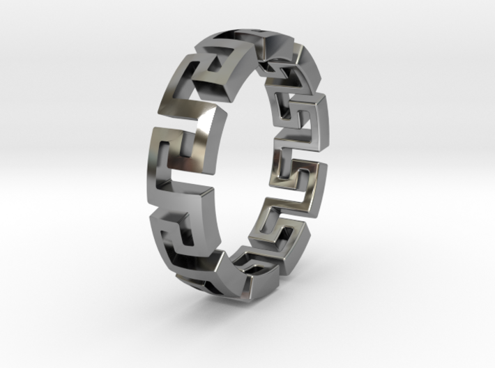Meander ring 3d printed