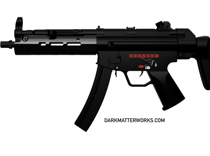 Handguard for ICS MP5 airsoft SMG 3d printed 