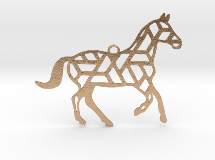 Year Of The Horse Charm 3d printed