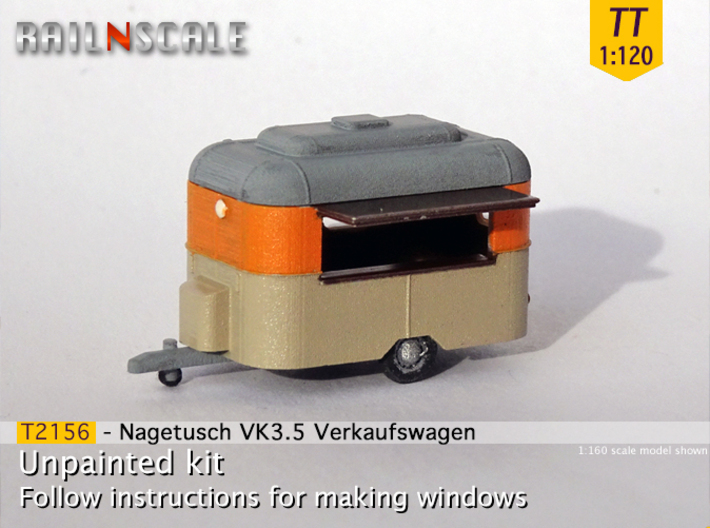 Nagetusch VK3.5 Verkaufswagen (TT 1:120) 3d printed
