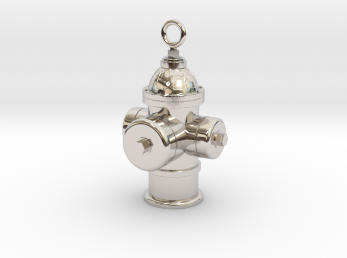 Fire Hydrant Charm (Pendant) 3d printed