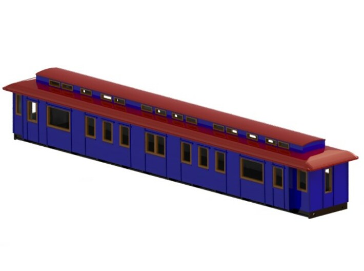 Ao3 - Swedish passenger wagon 3d printed CAD-model