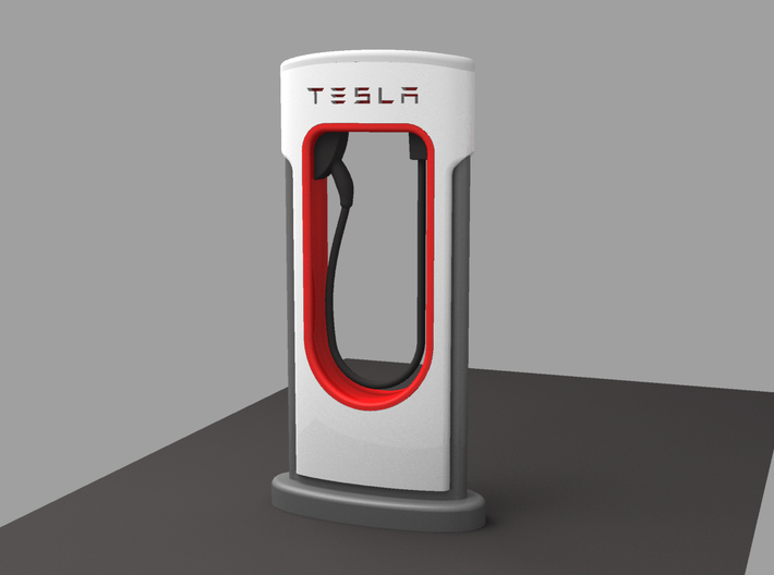 TESLA FAST CHARGER 1/64 3d printed