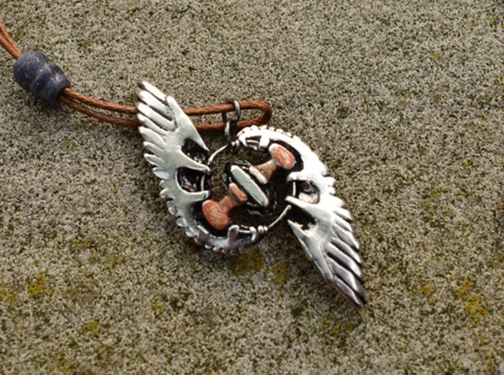 DMC 5 Nero Pendant Bead 3d printed