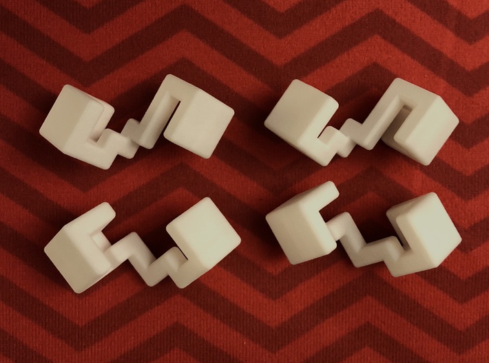Sonneveld's 4-Piece Cube (all pieces) 3d printed 