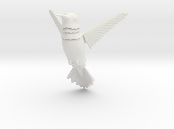 Wiggling Hummingbird 3d printed