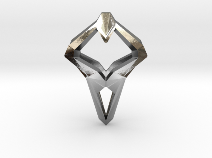 HEART TO HEART Sharpy, Pendant. Sharp Elegance 3d printed 
