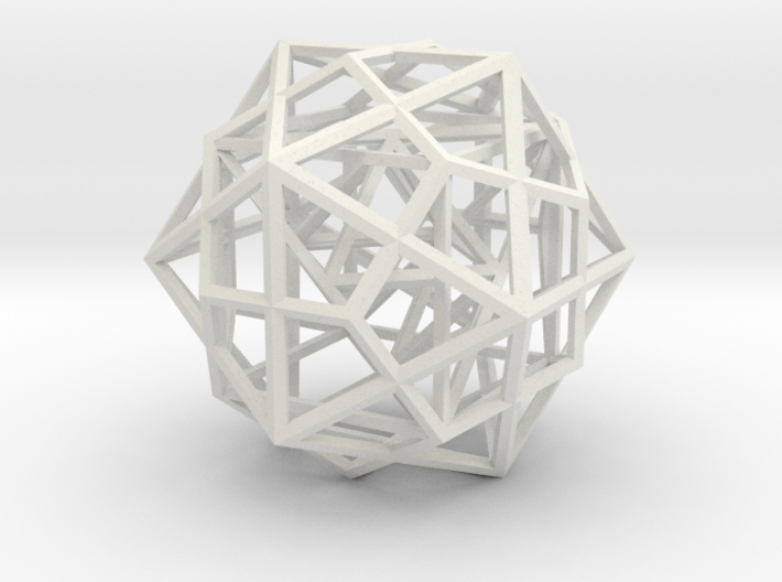 Nested Platonic Solids - Small 3d printed