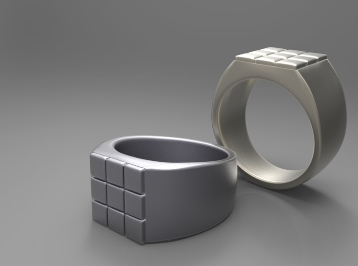 Rubik Ring 3d printed 