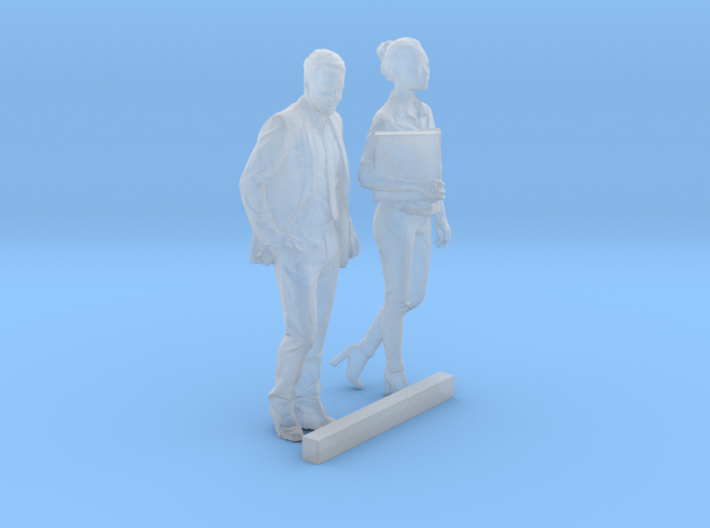 1- 43 Scale Man and Woman 3d printed This is a render not a picture