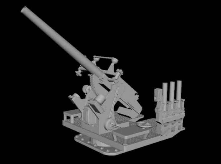1/72 5 inch 25 (12.7 cm) Deck AA Gun KIT 3d printed 