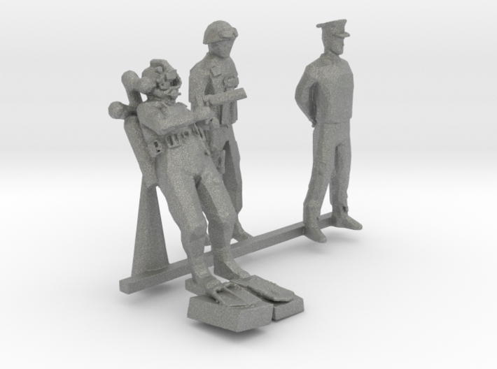 HO Scale Seal Team 3d printed This is a render not a picture