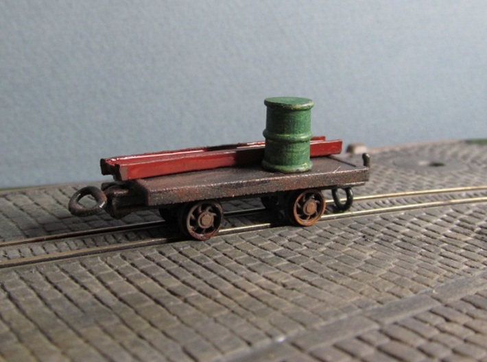 009 Colliery Utility Wagons X3 3d printed 