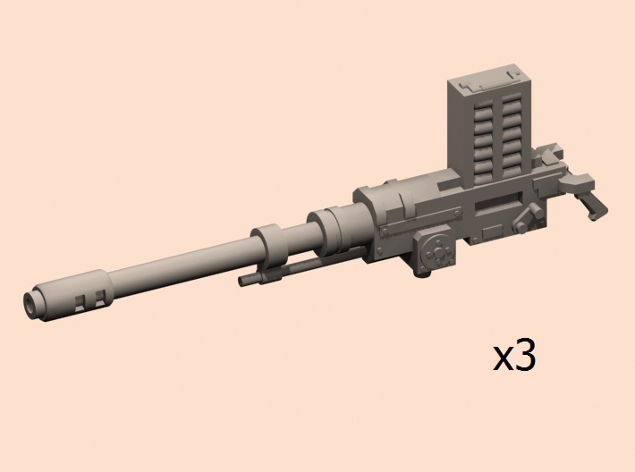 Automatic guns for HWT 3d printed
