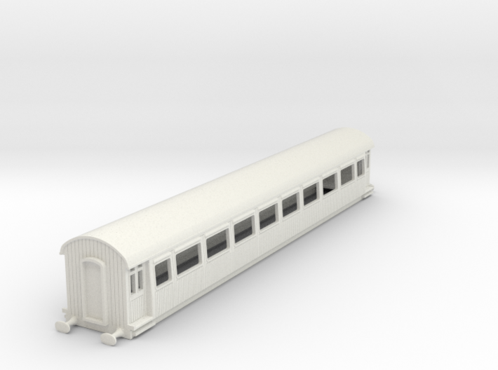 o-87-gcr-barnum-open-3rd-saloon-coach 3d printed