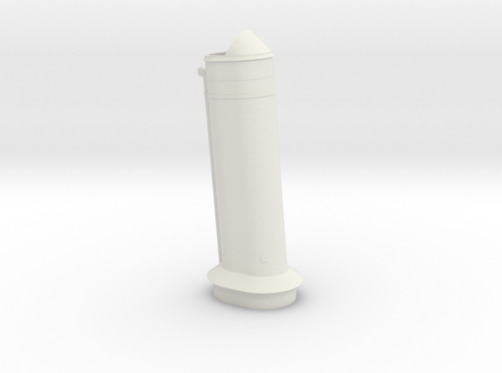 1/72 USS Quincy or USS Vincennes Forward Funnel 3d printed