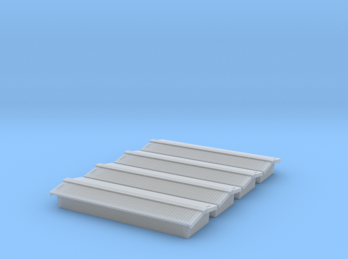 N-Scale Peaked Roof for MTL CWE Cars (4-pack) 3d printed 