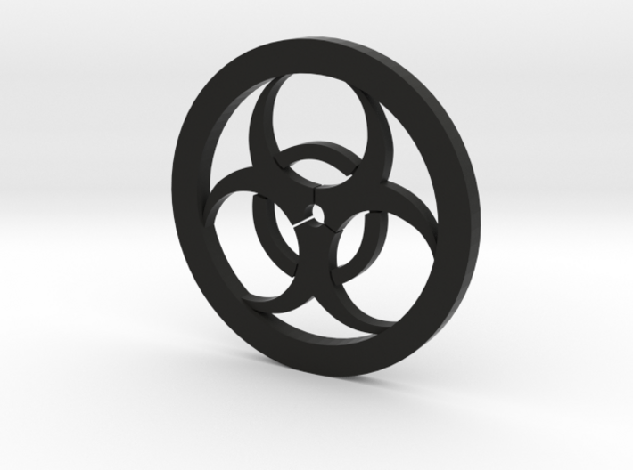 Bio-Hazard Coaster 3d printed