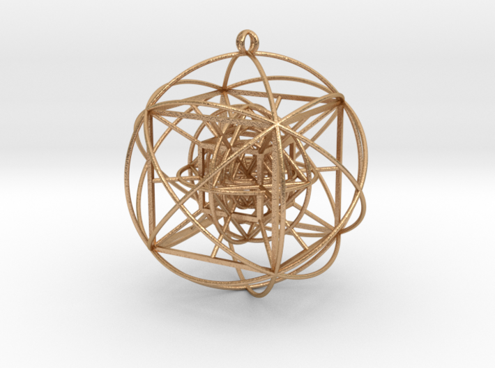 Unity Sphere (pendant) 3d printed