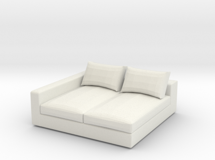 Miniature 1:48 Sofa 3d printed