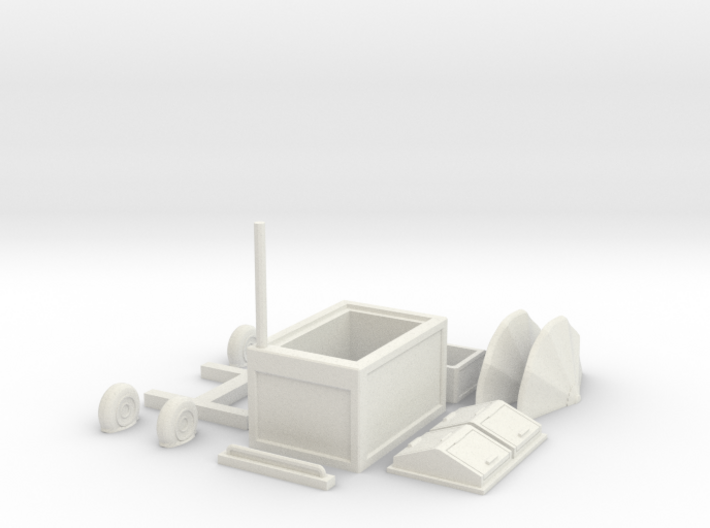 Mobile restaurant stand 3d printed