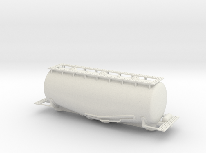 Whale Belly tank car - HOscale 3d printed