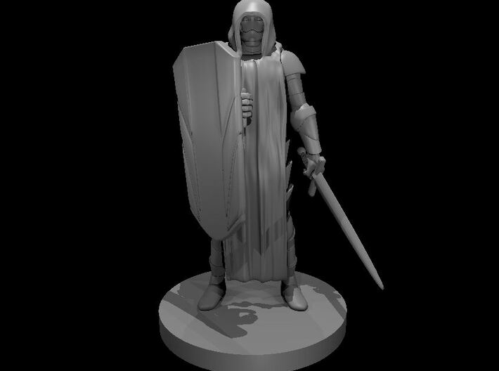 Warforged War Cleric with Sword 3d printed
