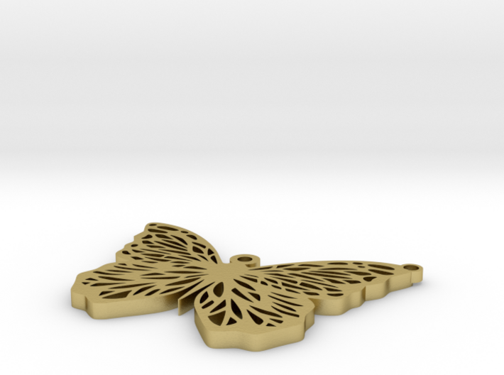 Butterfly earring 3d printed