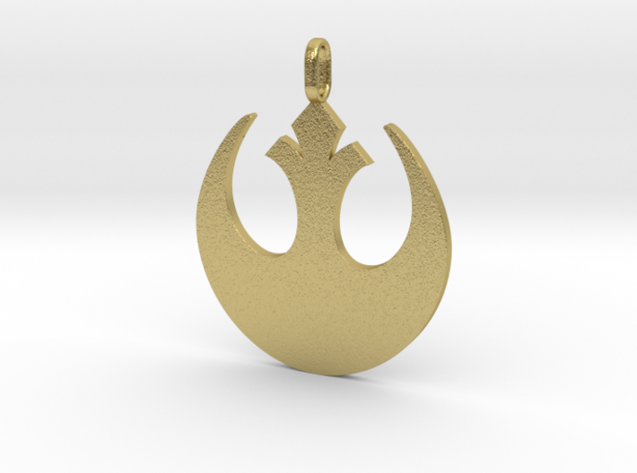 Star wars rebel badge pendant 3d printed